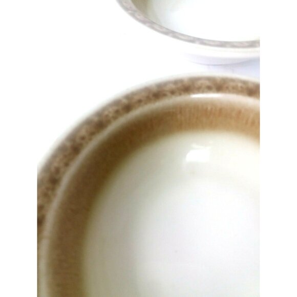 Syracuse China Fruit Bowls Sauce Dessert 2 pc Cinnamon Pattern Vintage - Picture 4 of 8